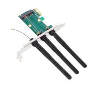 AOKWAWALIY Tarjeta Adaptadora De Escritorio Suministro De Adaptador De Tarjeta De Red Tarjeta De Red Pc a Portatil Adaptador Mini Pcie Computadora WiFi Accesorios Tarjeta De Circuito Impreso