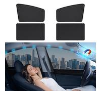 aokway Parasol para Ventana de Coche, Parasol para Ventana Lateral, para bebé, magnético, 4 Unidades