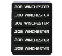 Aolamegs . 308 Winchester / 7.62 × 51 NATO Magazine Band, .308 Win / 7.62 NATO Magazine Bands, Negro-Blanco