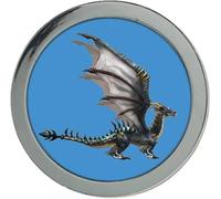 Aoleegatt Perillas dragón Grandes,Estilo Vintage,para cajones,cómodas,Hechas a Mano,Elegantes,para gabinetes,herrajes para Muebles (Plateado,Grueso b)