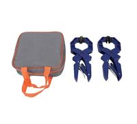 Aolidsive Abrazadera Manual de Trinquete de 2 Piezas, Abrazadera de Resorte de Liberación Rápida con Bolsa de Almacenamiento, para Ensamblaje y Tallado de Metal para Carpintería