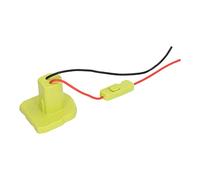 Aolidsive Adaptador de Batería de 18 V con Protección contra Sobrecorriente y Fusible de 30 A para Convertidor de Batería de Litio para Herramientas de Bricolaje y Vehículos para Montar