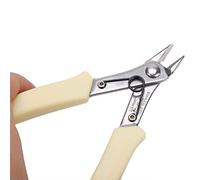 Aolidsive Alicates Diagonales Pinzas de Corte Lateral de Acero con Alto Contenido de Carbono 107F1 Mini Cortador de Alambre Ergonómico para Reparación Electrónica Recorte de Cables Corte de Plástico