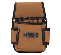 Aolidsive Bolsa de Herramientas para Carpinteros, Bolsa de Herramientas para Electricista de Tela Oxford Resistente con Refuerzo Remachado para Cinturón o Hombro, Organizador Profesional