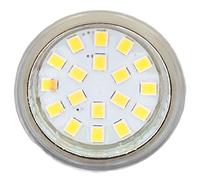 Aolidsive Bombilla MR11 Paquete de 4 Bombillas LED para PC 18LED 3W 300LM AC10 30V 120 Grados Blanco Frío para Iluminación Puntual de Paisajes en Accesorios de Riel de Sala de Estar y Uso de Acento