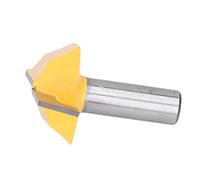 Aolidsive Broca para Aplanar Losas, Acero Al Carbono, Cabezal de Corte de 2,24 Pulgadas, Broca Enrutadora de Limpieza Inferior de Precisión para Carpintería y Carpintería