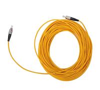 Aolidsive Cable de Conexión de Fibra, Cable óptico Duradero FCUPC a FCUPC de 20 M con Baja Decadencia de Luz para Transmisión de Datos de Alta Velocidad