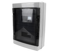 Aolidsive Caja de Distribución de 24 Vías con Tapa Transparente, Caja de Panel Eléctrico Impermeable IP65 para Equipos de Comunicación Interiores y Exteriores, Construcción ABS+PC, 420x300x130mm