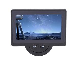 Aolidsive Cámara Ocular Electrónica WiFi Pantalla HD de 4,3 Pulgadas para Registro de Observación del Telescopio a Través de la Aplicación Compatible con Telescopios de 26 Mm a 47 Mm
