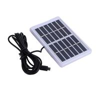 Aolidsive Cargador de Panel Solar de 1,2 W y 6 V, Módulo de Silicio Policristalino para Dispositivos Pequeños, Ligero y Portátil para Uso Fuera de la Red