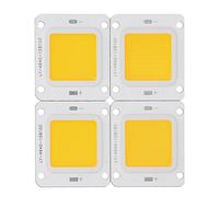 Aolidsive Chip COB Fuente de Luz LED Aluminio 60W 30 34V Blanco Cálido 3200K 6000lm Emisor de Luz COB para Bricolaje Foco Downlight Lámpara de Techo Reemplazo de Reparación