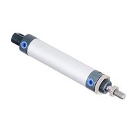 Aolidsive Cilindro Neumático Cilindro de Aire de Aleación de Aluminio MAL25 Diámetro de 25 Mm de 75 Mm Doble Acción PT Puerto de 1 8 Pulgadas para Sistemas de Aire de Automatización Industrial