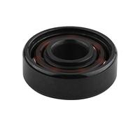 Aolidsive Cojinete Híbrido Cerámico 608 8x22x7mm, Rodamiento Miniatura con Pistas de Acero y Bolas Cerámicas para Proyectos de Eje de Fidget Spinner