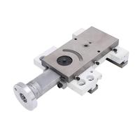 Aolidsive Conjunto de Mesa de Mini Torno, Corredera de Fresado Vertical de Hierro Fundido para Mecanizado Instantáneo, Compatible con Mini Tornos MX-210 y WM-210