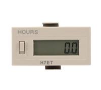 Aolidsive Contador Digital H7ET-BVM, Mini Temporizador Eléctrico con Pantalla LCD de 6 Dígitos, CC 5-30 V para Conteo de Tráfico y Uso Industrial (0,0 horas)