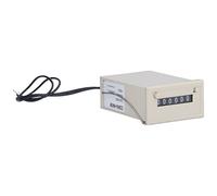 Aolidsive Contador Electromagnético Contador de Pulso Mecánico DC24V 0 a 999999 20 Cuentas por Segundo Totalizador de 1,5 W para Maquinaria Textil y Equipos Industriales de Petróleo