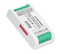 Aolidsive Controlador Decodificador LED RGB, Material Plástico, 3 Canales, Voltaje Constante DMX512, 9-24V para Tiras de Luz y Bañadores de Pared
