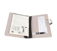 Aolidsive Cuaderno Inteligente Multifuncional con Grabación de Audio Cargador Inalámbrico de 15 W A5 Lámpara de Lectura Recargable para Planificador de Negocios para Estudiantes