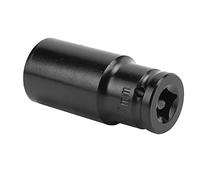 Aolidsive Dado Hexagonal, Acero Al Carbono de Alta Dureza con Junta Hexagonal Empotrada, Diseño Alargado de 78 Mm para Accesorios de Llave Eléctrica y Taladro Neumático (27mm)