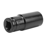 Aolidsive Dado Hexagonal, Acero Al Carbono de Alta Dureza con Junta Hexagonal Empotrada, Diseño Alargado de 78 Mm para Accesorios de Llave Eléctrica y Taladro Neumático (24mm)
