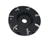 Aolidsive Disco de Corte de Pezuñas Disco de Pulido de Pezuñas Profesional de Aleación de Aluminio con 8 Cuchillas para Mantenimiento de Granjas de Caballos, Ganado Ovino y Pulido de
