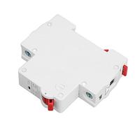 Aolidsive Disyuntor de CC, Disyuntor en Miniatura de CC Modular 1P 250 V 25 A con Protección contra Cortocircuitos y Extinción de Auxiliar, Montaje en Riel de 35 Mm para Sistemas Fotovoltaicos