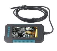 Aolidsive Endoscopio Industrial ABS Cámara de Inspección Portátil Lente Dual 1080P 4.3 Pulgadas LCD Sonda de 8 Mm Cable Duro de 10 M Lente IP67 para Reparación de Automóviles Mecánica de (5 m/16,4