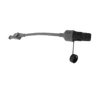 Aolidsive Extensión de Cable Satelital, Adaptador de Conector de Cable SPX Macho a RJ45 a Prueba de Agua IP68 para Adaptador Ethernet Plano de Alto Rendimiento