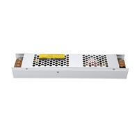 Aolidsive Fuente de Alimentación LED Carcasa de Aleación de Aluminio Interruptor LED Fuente de Alimentación 150W 12V Compacto Bajo Nivel de Ruido Fácil Instalación para Cajas de Luz Usuarios de (24V)