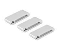 Aolidsive Ganchos Plegables Gancho de Pared Plegable de Aleación de Aluminio, Paquete de 3, 7,5 X 6,7 X 2,5 Cm, Gancho Montado en la Pared para Oficina, Dormitorio, Sala de Estar, Cocina, Baño,