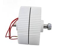Aolidsive Generador de Doble Eje de 48 V, Motor de CA Síncrono de Imán Permanente de Aleación de Aluminio, Salida Trifásica de 400 W, Lubricación con Grasa, para Usuarios de Turbinas Eólicas (400W)