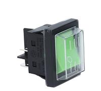 Aolidsive Interruptor Basculante de 30 A, Interruptor de Palanca Impermeable ABS para Vehículos Eléctricos, Diseño Compacto para Lámparas e Instrumentos