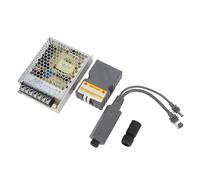 Aolidsive Inyector PoE de 150 W, Adaptador de Alimentación Gigabit ABS a Través de Ethernet con Fuente de Alimentación de CA para Cámara IP y Soporte de Punto de Acceso