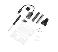 Aolidsive Kit Básico para Zero W, 1 Juego de Accesorios con Cable Micro USB a OTG, Adaptador Mini, Destornillador, Disipadores de Calor y Carcasa