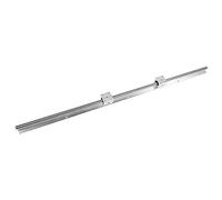 Aolidsive Linear Slide Rail Shaft, Chrome Plated, Pre Drilled Holes | Bloques de cojinetes, recorrido suave de baja resistencia, carcasa de aleación de aluminio, montaje para conjuntos de