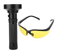 Aolidsive Linterna LED Scorpion, Linterna de Luz Negra con 100 LED para Detección de Orina de Mascotas, Verificación de Moneda, Incluye Gafas de Sol Protectoras, Diseño Compacto y Duradero de