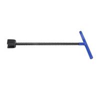 Aolidsive Llave Inglesa para Medidor de Agua de Acero, Llave Multifunción con en T de 16,14 Pulgadas para Válvulas, Grifos, Herramienta de Cierre de Agua para Propietarios de Viviendas (BLUE)