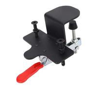 Aolidsive Localizador de Instalación de Puerta de Gabinete, Herramienta de Plantilla de Ajustable con Acolchado de Esponja para Montaje en Puerta de Armario, Espesor de Sujeción 15-40