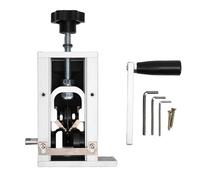 Aolidsive Máquina Peladora de Cables, Soporte de Acero Ajustable en Forma de V de Baja Pérdida para Cables de 1 a 21 Mm, con Taladro Manual o Eléctrico, Construcción de Aleación de