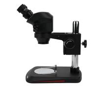 Aolidsive Microscopio Biológico de Plástico, Ocular de 10x, Zoom de 0,7-5x para Reparación de PCB e Identificación de Gemas