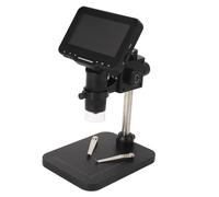 Aolidsive Microscopio Digital, Microscopio Digital USB ABS con Pantalla IPS de 4,3 Pulgadas, Aumento de 1000X, 8 LED Ajustables, Grabación de Vídeo Fotográfico para Visualización de Monedas,