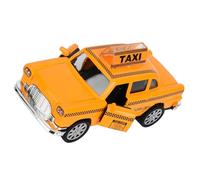 Aolidsive Modelo de Coche de Aleación 1:32, Juguete de Simulación de Taxi en Miniatura con Efectos de Sonido, Niños y Decoración del Hogar (Taxi A)