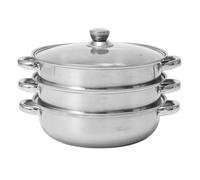 Aolidsive Olla de para Sopa, Base Gruesa de Acero Inoxidable de Primera Calidad, Diseño de Doble Oreja de Gran Capacidad, con Distribución Uniforme del Calor, para Cenas Familiares en la