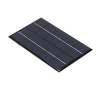 Aolidsive Panel Solar Polisilicio Cargador Solar USB 2W 5V 88 X 142 Mm Tablero de Carga Portátil para Teléfono MP3 GPS Cámara Digital Iluminación de Jardín Al Aire Libre