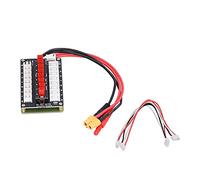 Aolidsive Placa de Carga LiPo Adaptador de Placa Paralela ABS para Paquetes de Baterías de Litio 2S 3S JST XH para Cargador IMAX B6 B6AC Configuración de Carga de Batería RC Hobby