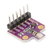 Aolidsive Placa de Sensor BME680, Placa de Desarrollo de Sensor de Presión de Temperatura y Humedad con Cabezal de Pin, para Medición de