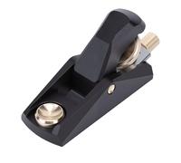 Aolidsive Plano de Bloque de ángulo bajo, Cepillo Manual de Carpintería de Latón y Aleación de Aluminio de 33 Grados para Fabricación de Modelos de Carpintería Fina, Artesanía de Cuero