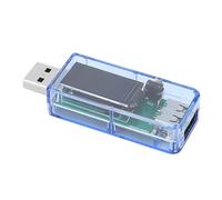 Aolidsive Probador USB ABS Probador USB Digital 3,60 V A 32,5 V 0 A 5 A Pantalla A Color IPS Monitor de Corriente de Voltaje de Alimentación para Cargador Prueba de Cable del Banco de Energía