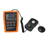 Aolidsive Radiómetro Solar Portátil LX 107, Medidor de Potencia ABS con Retención de Datos, para Pruebas de Óptica Física y Aislamiento de Ventanas