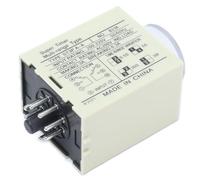 Aolidsive Relé de Retardo del Temporizador de Encendido Ajustable, 4 Rangos de Retardo y Fácil Ajuste para Aplicaciones de Electrónica y Automatización (AC220V)